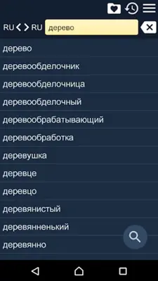 Russian Explan. Dictionary Fr android App screenshot 4
